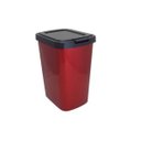 Ver imagem 2 de Lixeira de Plástico 9l com Click Label Vermelho Metalizado