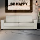 Ver imagem 6 de Sofá 3 Lugares Sala de Estar 2,05M Estocolmo Couro Off White - Gran Belo