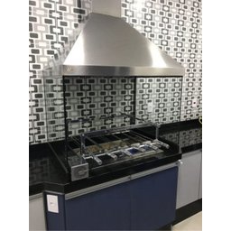 Kit Churrasqueira Gourmet Makeer Coifa Duto Inox 430 1199 G - 5