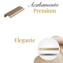Ver imagem 2 de Kit 5 Puxador Porta Gavet Móveis Cozinha Drop Alumínio 125mm - Champanhe