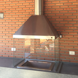 Kit Churrasqueira Gourmet Makeer Coifa Duto Inox 430 1183 M - 8