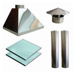 Kit Churrasqueira Gourmet Makeer Coifa Duto Inox 430 1183 M - 1