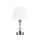 Ver imagem 1 de Abajur de Cristal Touch 36cm Quarto Aparador Cabeceira De Cama