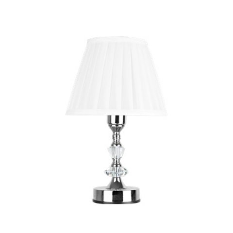 Abajur de Cristal Touch 36cm Quarto Aparador Cabeceira De Cama