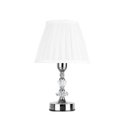 Ver imagem 1 de Abajur de Cristal Touch 36cm Quarto Aparador Cabeceira De Cama