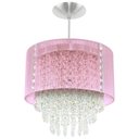 Ver imagem 4 de Pendente Manucrillic Clearfio Rosa Com Cristal + Deslocador