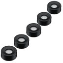 Ver imagem 1 de Kit 5 Spot LED Redondo Sobrepor Embutir p/ Móveis Nichos:Branco Quente/Preto