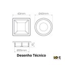 Ver imagem 4 de Kit 5 Spot LED Redondo Sobrepor Embutir p/ Móveis Nichos:Branco Quente/Preto