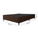 Ver imagem 4 de Cama Box Base Casal King 1,93m Suede Marsala