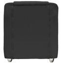 Ver imagem 2 de Kit 3 Poltronas Decorativa para Sala Manicure Recepção Mila Corino Preto Pés de Plástico Cromado