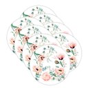Ver imagem 1 de Kit Sousplat Papoulas/rosas - 8 Peças - sem Base