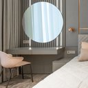 Ver imagem 3 de Espelho Multiuso Lapidado Pendurador 90 cm Redondo