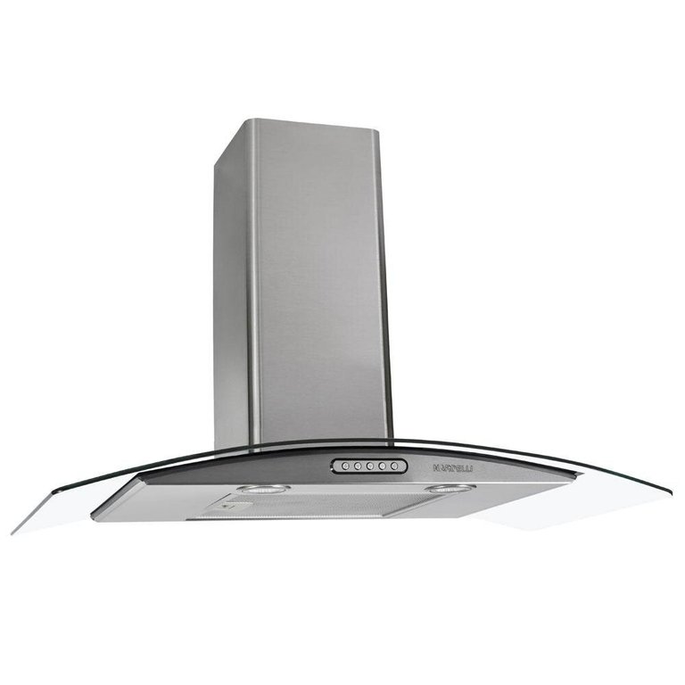 Coifa de Parede CVC Slim Inox Vidro Curvo 80cm Nardelli