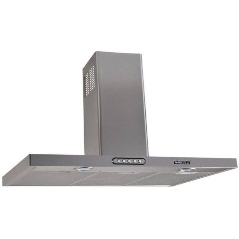 Coifa Parede Retangular Slim Inox 4 À 6 Bocas 90cm - Nardelli - 220v