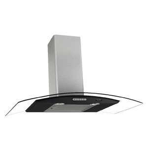 Coifa de Parede 90cm Vidro Curvo Terim