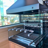 Kit Churrasqueira Gourmet Completa Preta Makeer Grill Suporte Fundo 360 M - 8