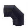 Curva 90º Tubo Galvanizado Preto 230mm / 9" - 2