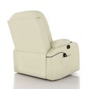 Ver mais imagens de Cadeira Poltrona do Papai Reclinável Austin Massagem e Aquecimento Giratório Balanço Pu Bege G31 - G