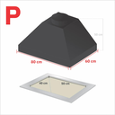 Ver imagem 4 de Kit Churrasqueira Gourmet Completa Preta Makeer Grill Suporte Fundo 354 P