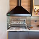 Ver imagem 7 de Kit Churrasqueira Gourmet Completa Preta Makeer Grill Suporte Fundo 354 P