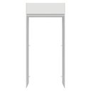 Ver imagem 6 de Porta-geladeira 103 Cm 1 Porta Basculante Branco Glamy Madesa