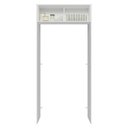 Ver imagem 4 de Porta-geladeira 103 Cm 1 Porta Basculante Branco Glamy Madesa