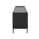 Ver imagem 5 de Rack para Tvs até 75 Polegadas 2 Portas 2 Gavetas Jasper 185cm Preto Fosco