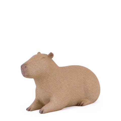 Escultura Decorativa Capivara em Poliresina 14,5cm 22822 Mart
