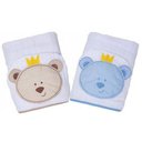 Ver imagem 3 de Toalha de Banho Soft com Capuz Urso Azul - Papi