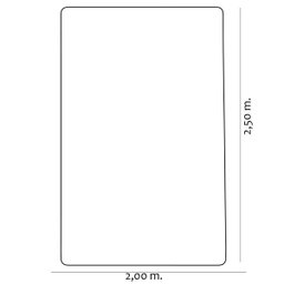 Tapete para Sala de Estar Aruba 2,00x2,50 Orla - Tapetes São Carlos - 6