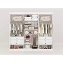 Ver imagem 3 de Guarda Roupa Casal da Vincci Ripado 6 Pts Branco Ddoro