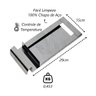 Registro Regulador Chamine Chapa Aço Inox Paulista 15x29cm Metal Mig 2397mtm - 2
