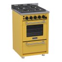 Ver imagem 2 de Fogao 4 Bocas Venax Temis Amarelo Gas Glp 220v