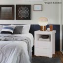 Ver imagem 5 de Mesa de Cabeceira 2 Gavetas Lóquio 100% Mdf - Casa Chick Branco