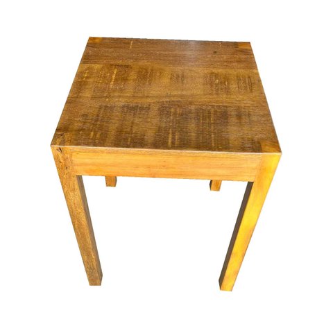 Mesa de Jantar Mesinha Auxiliar Cozinha Madeira Demolição Rustic Minas Arte Própria Mesa Jantar