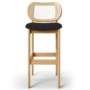 Ver imagem 6 de Kit 04 Banquetas Altas para Cozinha Bancada Sala Tela Betta Fixa L02 Suede Preto - Lyam Lyam Decor