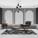 Ver imagem 7 de Poltrona Decorativa Sala de Estar Giratória com Apoia-pés Charles Eames Pu Preto - Gran Belo