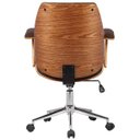 Ver imagem 4 de Cadeira de Escritório Diretor Giratória com Regulagem de Altura Akon Pu Marrom