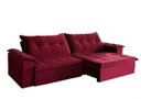 Ver imagem 2 de Sofá Retrátil e Reclinável 2,10m Suede Soberano
