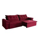 Ver imagem 2 de Sofá Retrátil e Reclinável 2,10m Suede Soberano