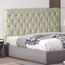 Ver imagem 2 de Cabeceira de Cama Box Paris Queen 160 Cm Botão Strass Suede Porcelana do Lar Móveis