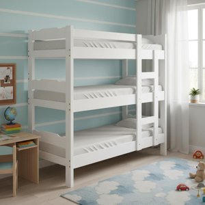 Treliche de Madeira Maciça Reforçada Grade Proteção Branca