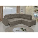 Ver imagem 1 de Sofá de Canto Retrátil 247cm X 218cm Suede Holanda