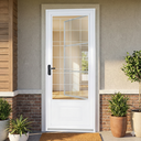 Ver imagem 1 de Porta de Aço Postigo 215x85cm com Grade Quadrada Minas Sul Mgm Abertura Direita