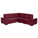 Ver imagem 4 de Sofá de Canto 4 Lugares Suede New Alphaville Vinho
