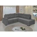 Ver imagem 1 de Sofá de Canto Retrátil 247cm X 218cm Suede Holanda Sofá Casa