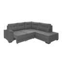 Ver imagem 2 de Sofá de Canto Retrátil 247cm X 218cm Suede Holanda Sofá Casa