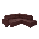 Ver imagem 2 de Sofá de Canto Retrátil 247cm X 218cm Holanda Suede