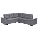 Ver imagem 4 de Sofá de Canto 4 Lugares Suede New Alphaville Cinza