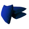 Quite 3 Almofadas Encosto Sofá 80x60 Oxford Escolha a Cor - Azul - 1